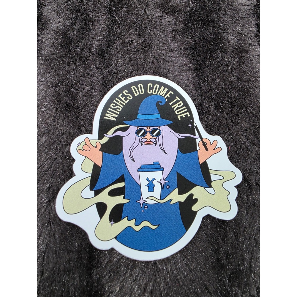 Dutch Bros Coffee Wizard Wishes Do Come True Sticker Order Ahead Collectible